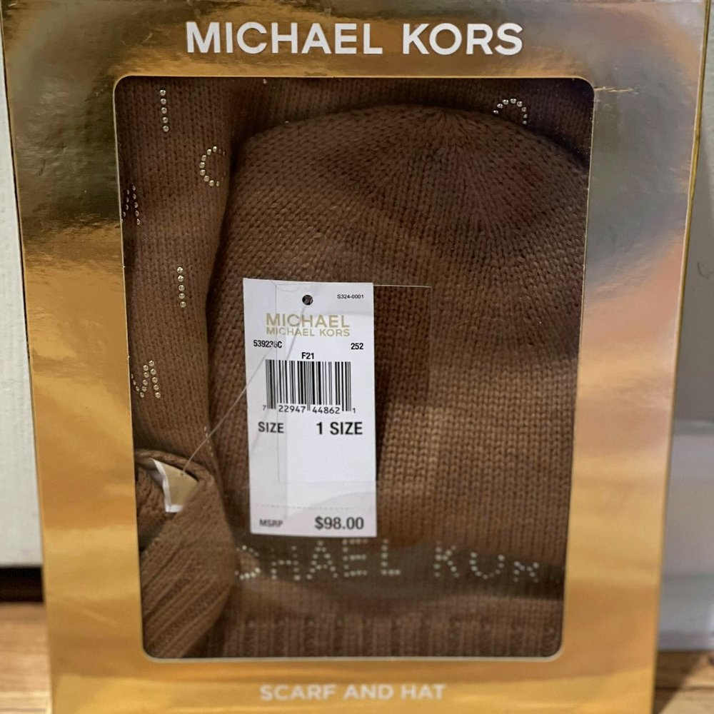 Michael Kors Scarf and Hat NWT